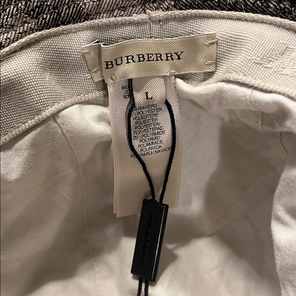 Burberry Metallic Check Hat - Picture 2 of 7